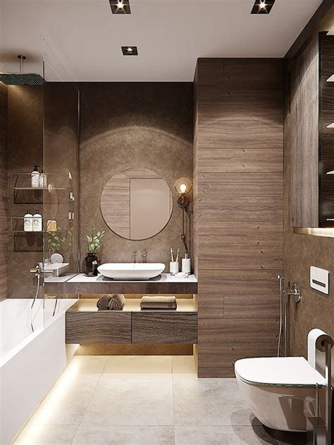 30 Exquisite And Chic Brown Bathroom Decor Ideas Shelterness