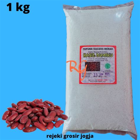 Jual Tepung Kacang Merah Organik Kemasan Kg Tepung Mpasi Kacang Merah