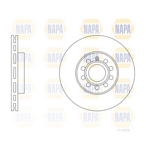 For Skoda Superb 3U4 2 0 Genuine Napa 5 Stud Vented Front Brake Discs