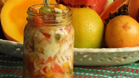 Ensalada De Frutas Frescas Receta Fácil Y Rápida Youtube