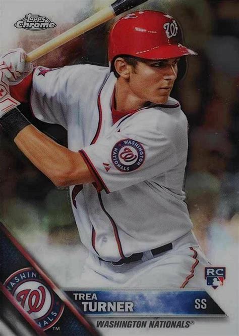 Trea Turner 2016 Topps Heritage High Number Real One Autographs Red