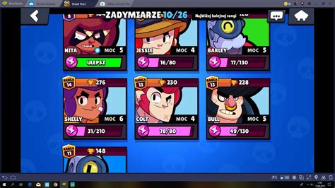 Moje Postacie I Konto W Brawl Stars YouTube