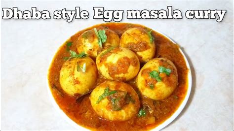 Easy And Tasty Egg Currydhaba Style Egg Currydhaba Style Anda