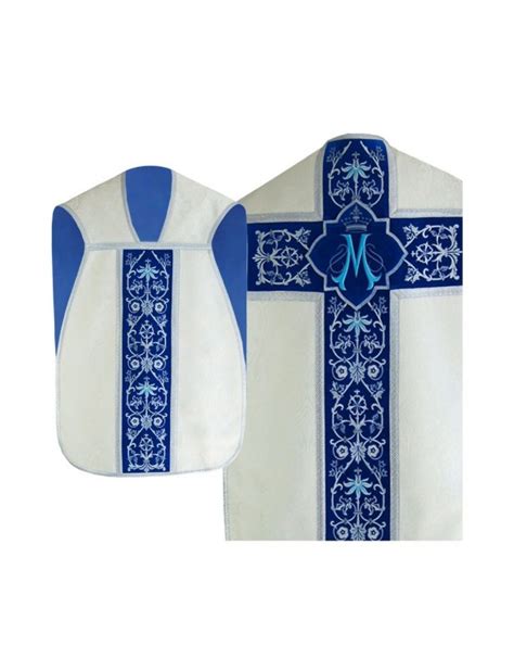 Roman Marian Chasuble Ecru Sewofworld Poland