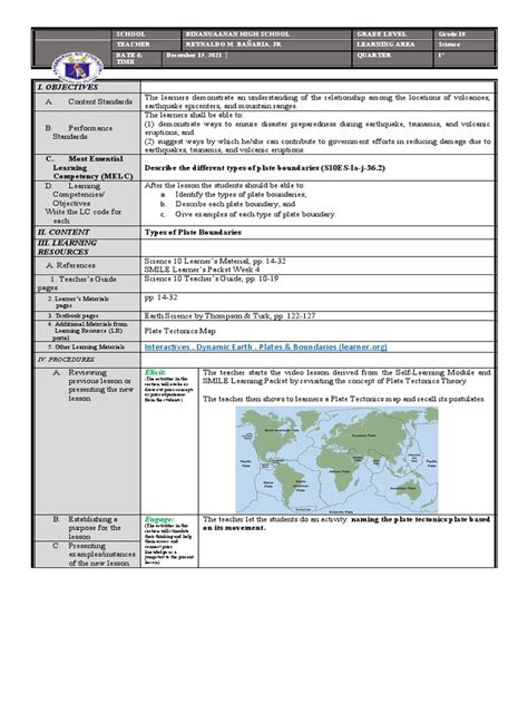 Types of Plate Boundaries | PDF