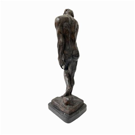 Sold Price After Auguste Rodin Nude Male Bronze Sculpture February PM EST