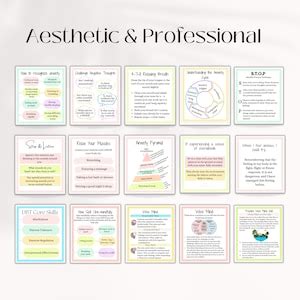 DBT Skills Cards, DBT Coping Skills Flash Cards, Anxiety Affirmation ...