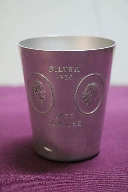 Silver Jubilee Aluminium Tumbler Xxxx Antique Complex