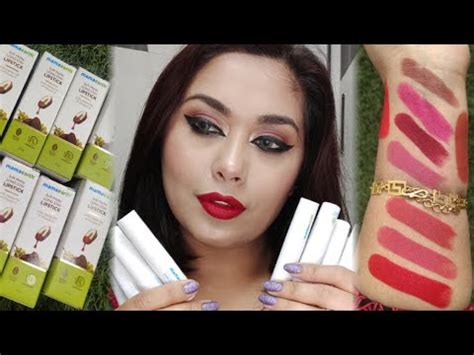 NEW Mamaearth Soft Matte Longstay Lipsticks All 9 Shades Review