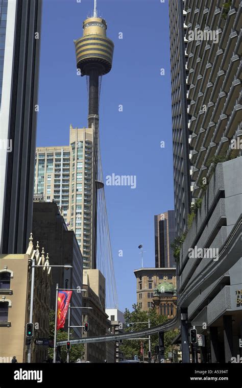 Sydney Centre Point Tower Stock Photo Alamy