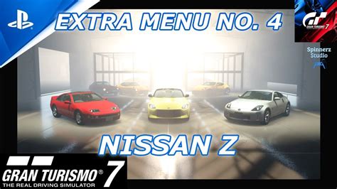 Gran Turismo Cafe Extra Menu No Nissan Z Gt Extra Menu No