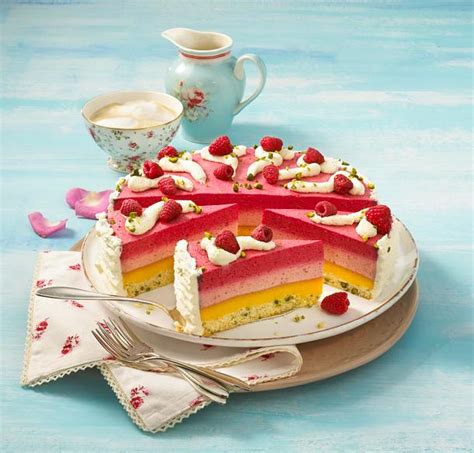 Pfirsich Torte Rezept Cremige Pfirsich Joghurt Torte Auf