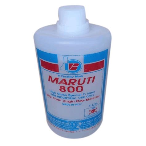 Maruti White Spirit 1 Litre High Gloss Special Paint Thinner Packaging