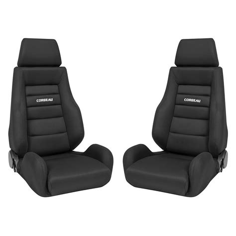 Corbeau Mustang Gts 2 Seat Pair Black Cloth 20301 Lmr