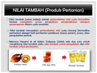 Agroindustri Nilai Tambah Pdf