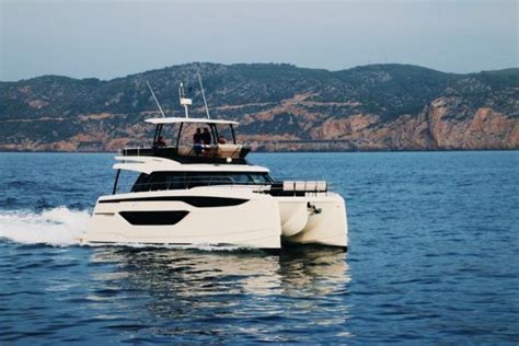 Test Drive Of The Prestige M48 A Motor Catamaran For Families On The Water