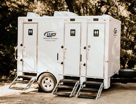 Luxury Bathroom Trailer Rentals In El Dorado Hills Wilkinson Portables