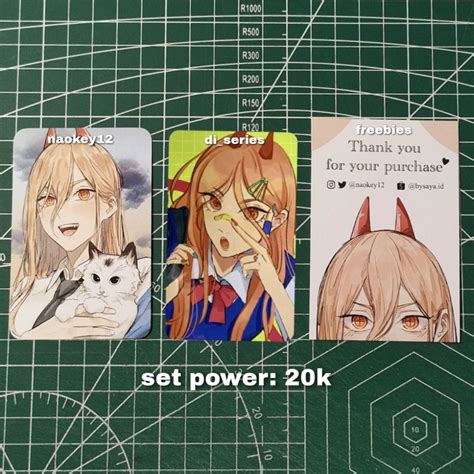 Jual Booked Pc Photocard Power Set Chainsaw Man Csm Naokey Di