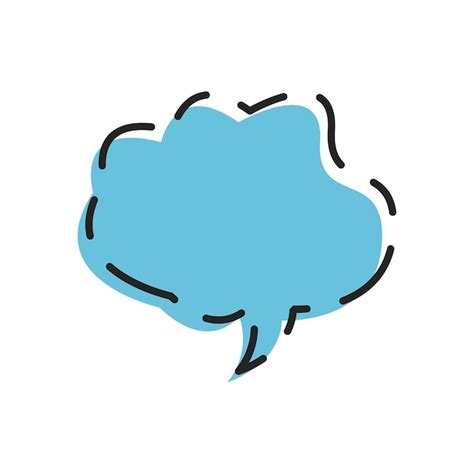 Premium Vector Cute Speech Bubble Template