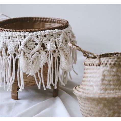 Shanhua Shop Kumral Tarzı 32CMX28CM El Yapımı Boho Dekor Fiyatı