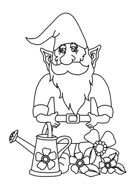 Coloriage gnome 30 dessins à imprimer