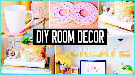 Diy Room Decor Desk Decorations Cheap Cute Projects Youtube