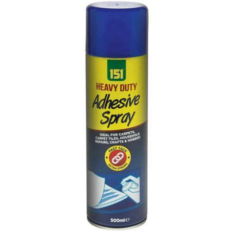 151 Heavy Duty Adhesive Spray Contact Glue Carpet Craft Household