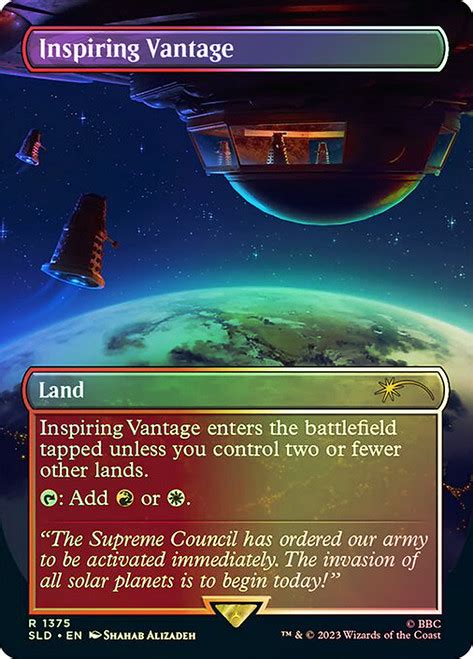 Inspiring Vantage Secret Lair Borderless Promo General Star