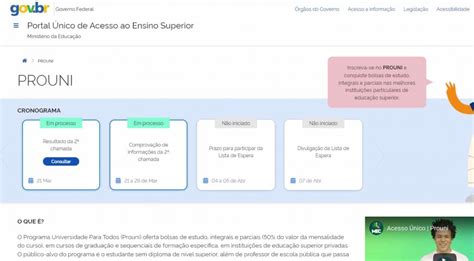 Prouni Como Funciona Cronograma Inscri Es Lista De Espera