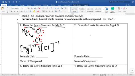 Lewis Structure Of Ionic Compounds Youtube