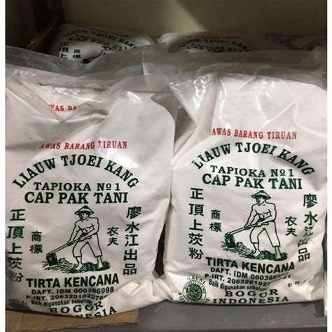 Jual Tepung Sagu Tapioka Cap Pak Tani Liauw Tjoei Kang Kemasan Kg