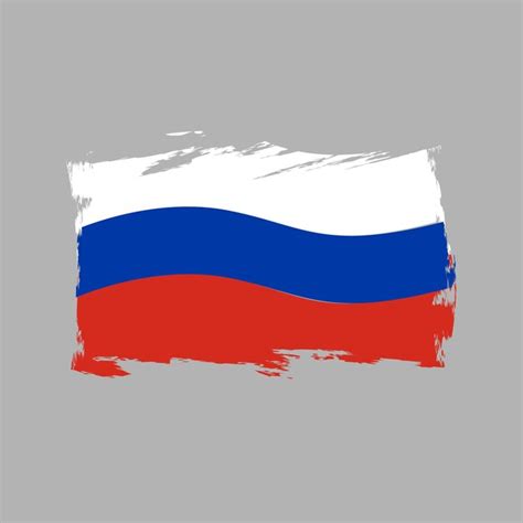 Premium Vector Russia Flag