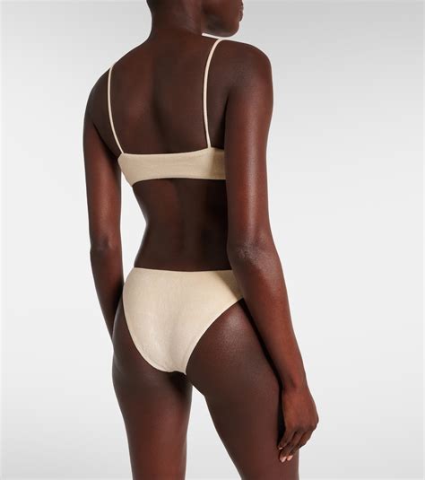 Most Wanted Bikini Bottoms In Beige Jade Swim Mytheresa