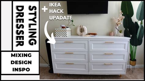 Styling Ikea Dresser Mixing Design Inspiration Ikea Hack Update