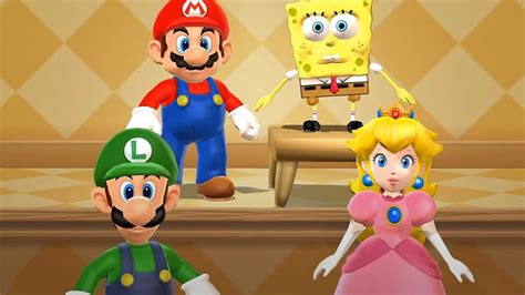 Mario Party 9 Step It Up Mario Vs Luigi Vs Peach Vs Daisy Master