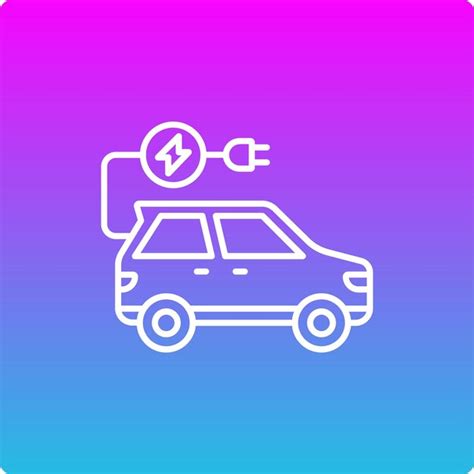 Premium Vector Electric Car Icon