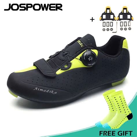 Jospower New Ultralight Cycling Self Lock Shoes Mountain Bike Road