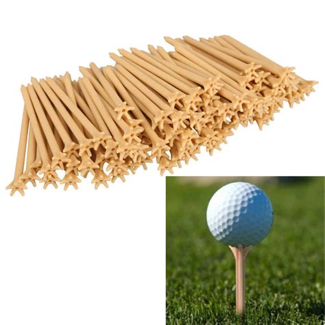 Aliexpress.com : Buy New Brand 100Pcs Plastic Golf Ball Wood Tee Tees Professional Frictionless ...