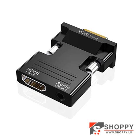 HDMI To VGA Converter Adapter With Audio Shoppy Computers Tech