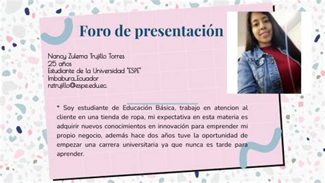 Foro De Presentaci N