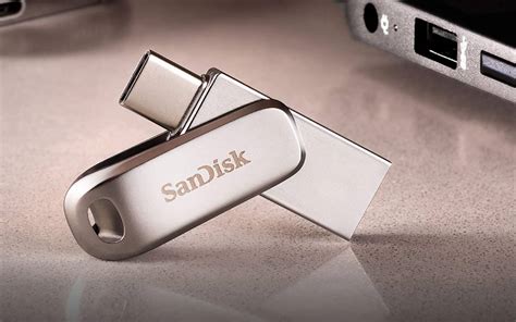 Cette Clé Usb Type C Double Connectique Sandisk Ultra Luxe 128 Go Est à Moins De 19