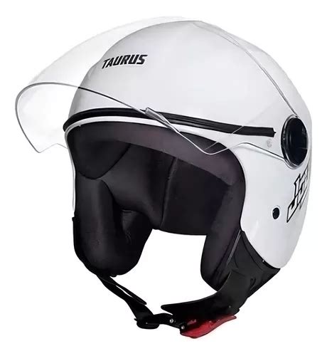 Capacete Taurus San Marino Joy23 Branco Tamanho 56 Desenho Solid