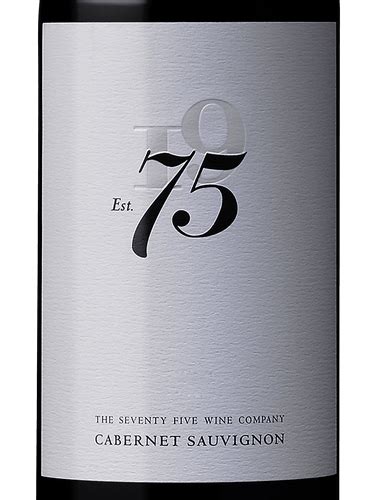 The Seventy Five Wine Company Est 75 Cabernet Sauvignon Amber