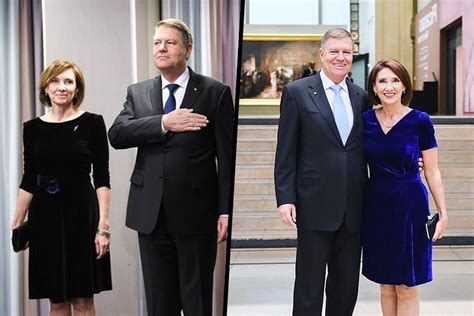 Carmen Iohannis De M N Cu Pre Edintele Klaus Iohannis La Paris Cum S