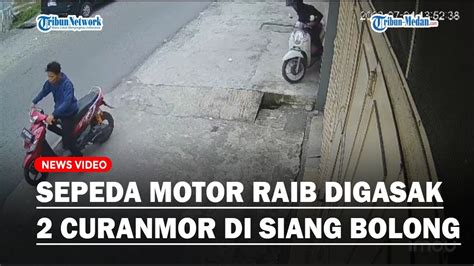 Lupa Cabut Kunci 2 Pria Curi Sepeda Motor Karyawan Toko Aksinya