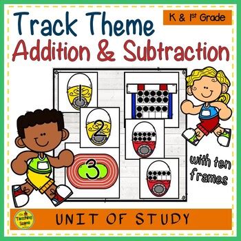 Track Themed Addend Addition Subtraction With Ten Frames Tpt