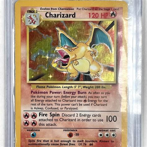 Charizard Pokemon Base Set 1 Holo Rare Plandetransformacionuniriojaes