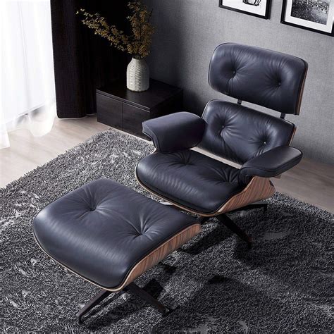 Buy Modern Sources - Mid Century Recliner Lounge Chair with Ottoman ...