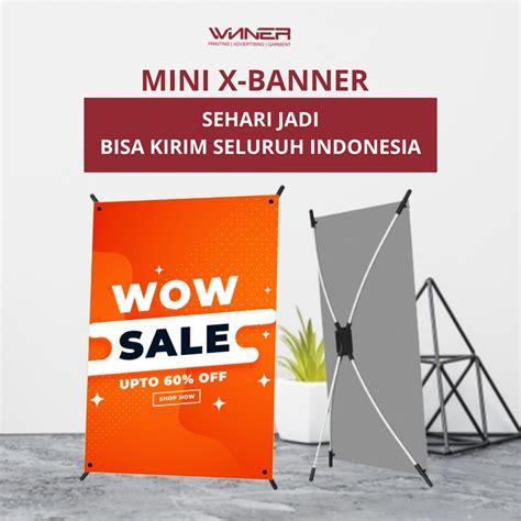 Jual Mini X Banner Mini X Rangka Mini X Banner Kaki Mini X Banner