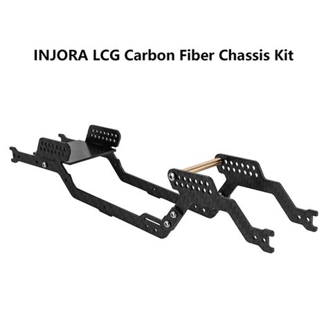 Injora Lcg Carbon Fiber Chassis Kit Frame Girder For 1 18 Trx4m 4m 32